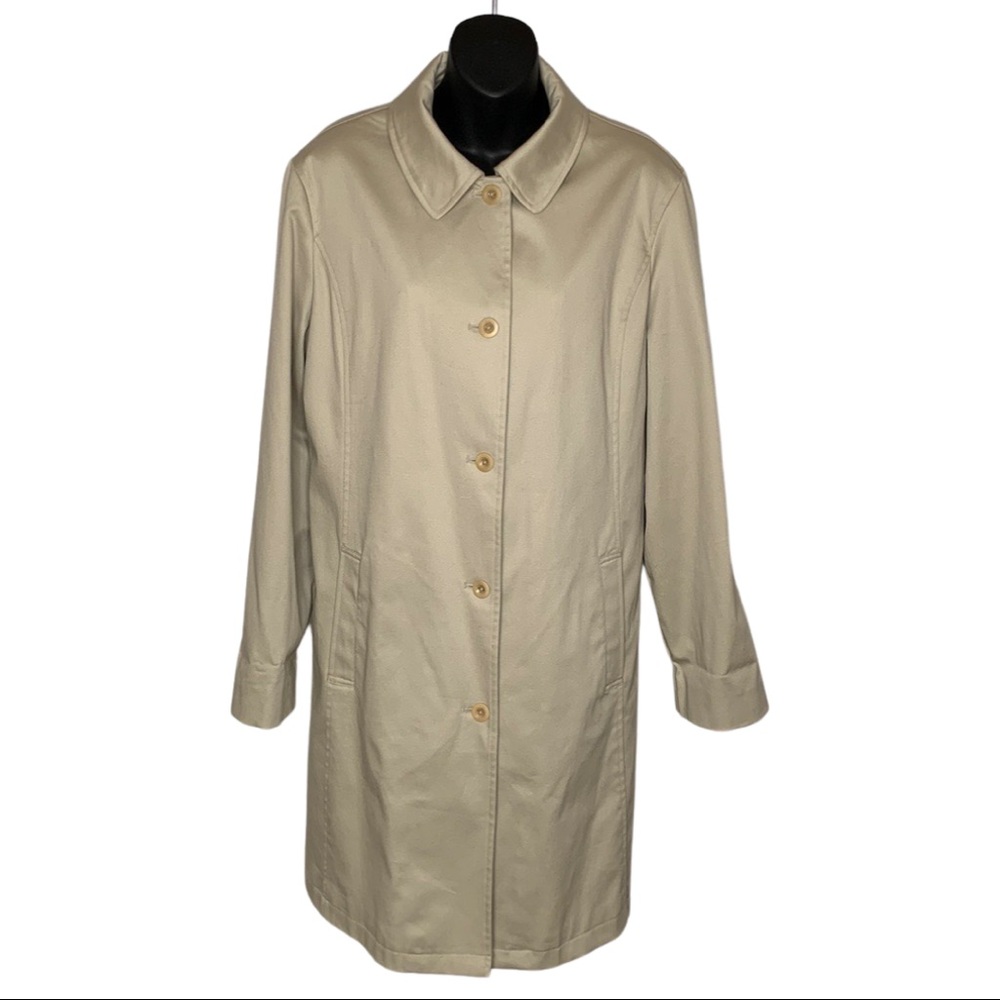Lands End cotton coat